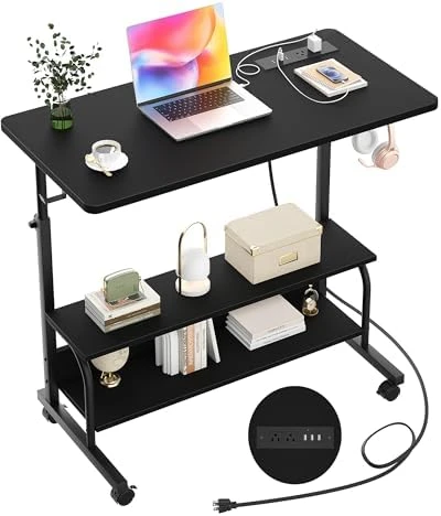 Rolling Standing Desk with Power Outlets — Standing Desk, Armocity