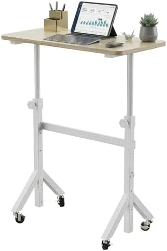 Small Standing Desk with Wheels — Standing Desk, HUANUO