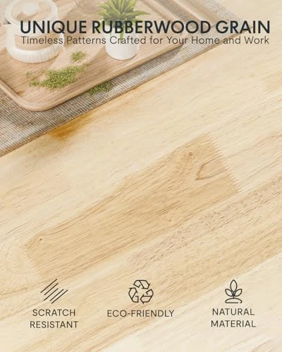 Solid Wood Standing Desk — Standing Desk, FLEXISPOT