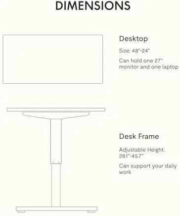 Solid Wood Standing Desk — Standing Desk, FLEXISPOT