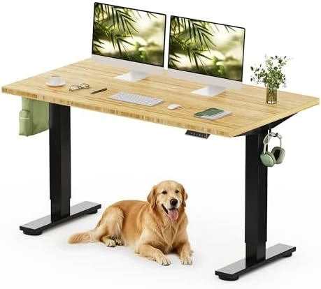 Solid Wood Standing Desk — Standing Desk, FLEXISPOT