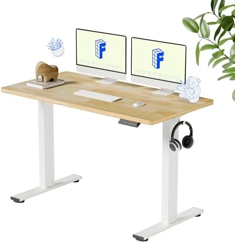 Solid Wood Standing Desk — Standing Desk, FLEXISPOT