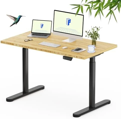 Solid Wood Standing Desk — Standing Desk, FLEXISPOT