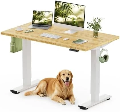 Solid Wood Standing Desk — Standing Desk, FLEXISPOT