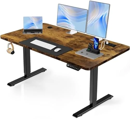 Standing Desk Adjustable Height & Tiltable Tabletop — Standing Desk, COMHOMA