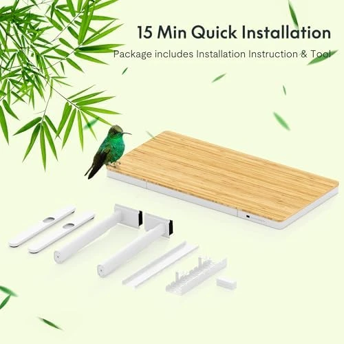 55" Bamboo Standing Desk, Dual Motor 3 Stages Adjustable Height Electric Computer Workstation with Wireless Charging,... — Standing Desk, FLEXISPOT