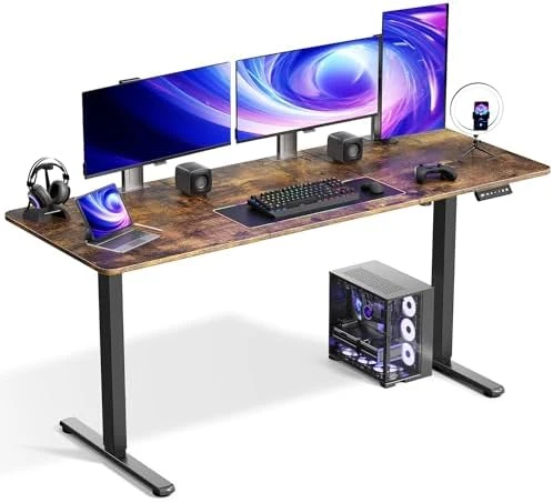 Electric Standing Desk Adjustable Height 48 x 24 Inch — Standing Desk, VVENACE