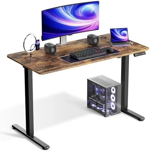 Electric Standing Desk Adjustable Height 48 x 24 Inch — Standing Desk, VVENACE