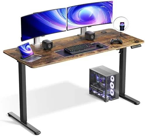 Electric Standing Desk Adjustable Height 48 x 24 Inch — Standing Desk, VVENACE