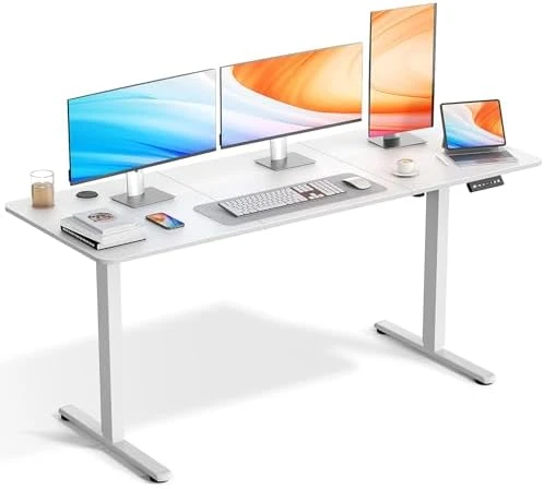 Electric Standing Desk Adjustable Height 48 x 24 Inch — Standing Desk, VVENACE