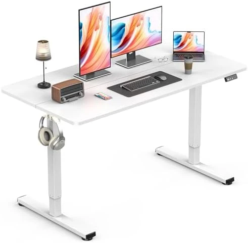 Height Adjustable Electric Stand up Desk with Splice Board — Standing Desk, Zontera