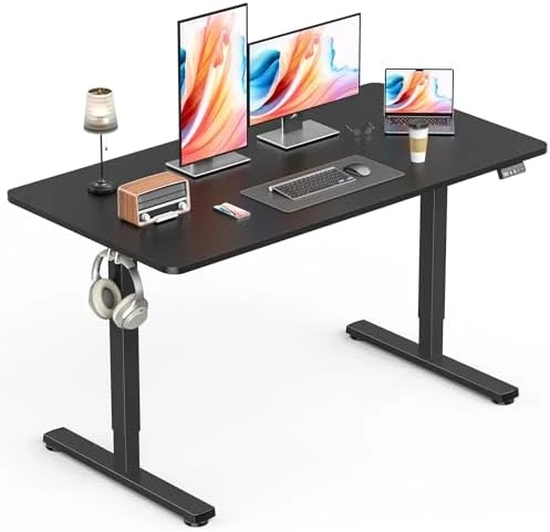 Height Adjustable Electric Stand up Desk with Splice Board — Standing Desk, Zontera