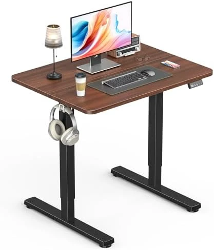 Height Adjustable Electric Stand up Desk with Splice Board — Standing Desk, Zontera