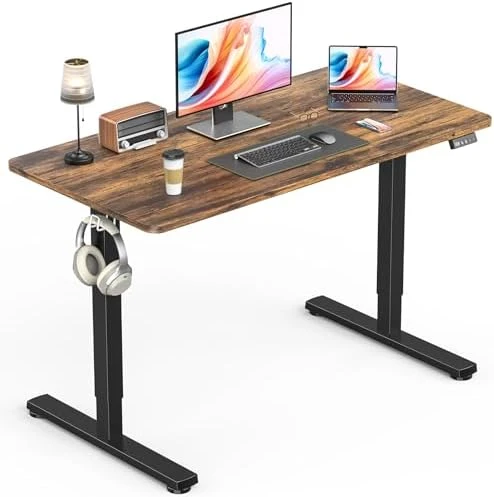 Height Adjustable Electric Stand up Desk with Splice Board — Standing Desk, Zontera