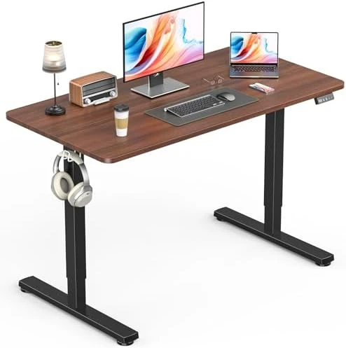 Height Adjustable Electric Stand up Desk with Splice Board — Standing Desk, Zontera