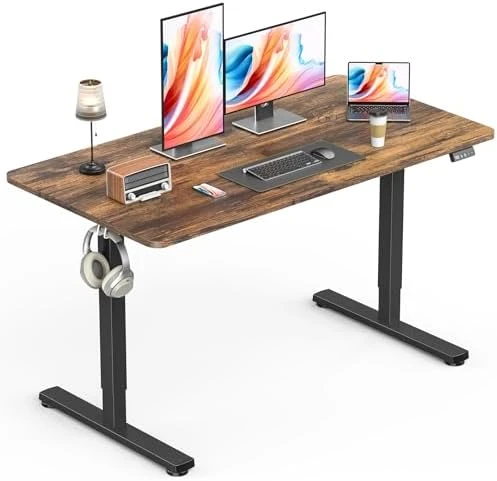 Height Adjustable Electric Stand up Desk with Splice Board — Standing Desk, Zontera