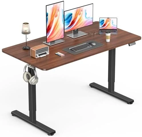 Height Adjustable Electric Stand up Desk with Splice Board — Standing Desk, Zontera