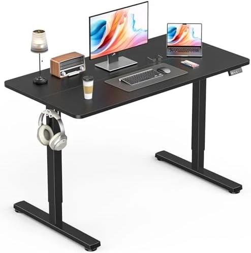 Height Adjustable Electric Stand up Desk with Splice Board — Standing Desk, Zontera