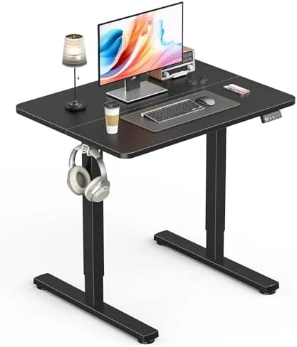 Height Adjustable Electric Stand up Desk with Splice Board — Standing Desk, Zontera