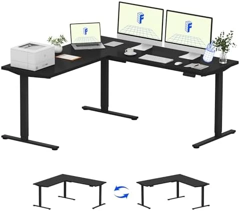 L Shaped Standing Desk — Standing Desk, FLEXISPOT