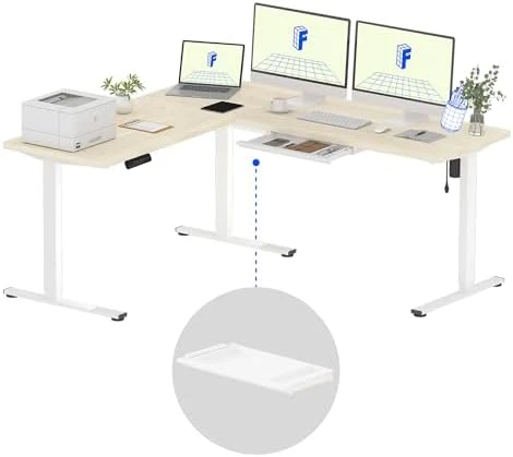 L Shaped Standing Desk — Standing Desk, FLEXISPOT