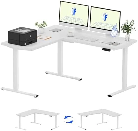 L Shaped Standing Desk — Standing Desk, FLEXISPOT