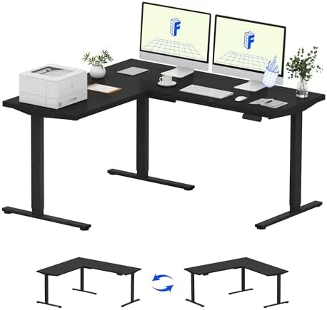 L Shaped Standing Desk — Standing Desk, FLEXISPOT