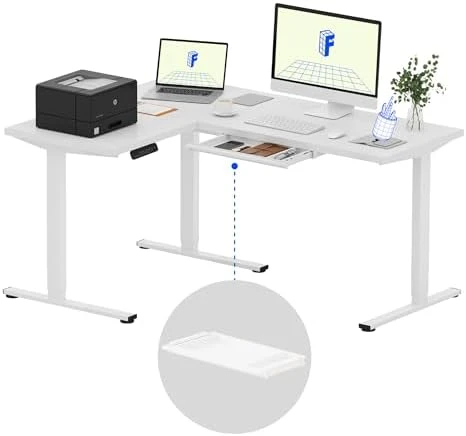 L Shaped Standing Desk — Standing Desk, FLEXISPOT