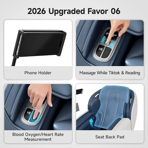 Massage Chair Full Body with Phone Controller and Zero Gravity — Massage Chairs, Real Relax