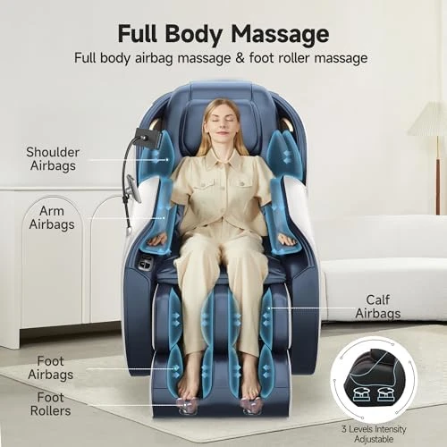 Massage Chair Full Body with Phone Controller and Zero Gravity — Massage Chairs, Real Relax