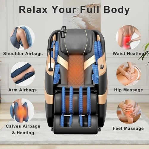 Massage Chair Full Body, Zero Gravity Massage Recliner — Massage Chairs, LIYIH