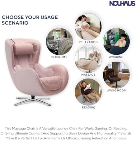 Massage Chair with Ottoman — Massage Chairs, Nouhaus