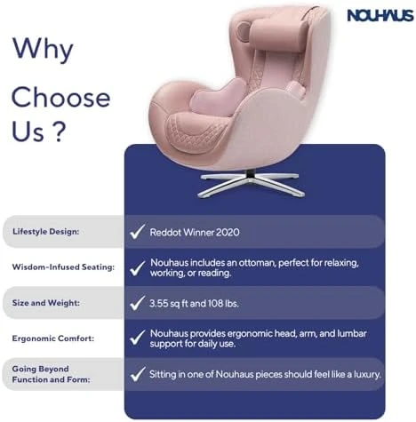 Massage Chair with Ottoman — Massage Chairs, Nouhaus
