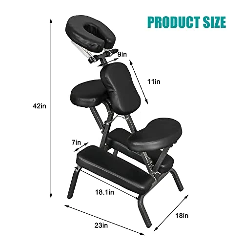 Portable Massage Chair with Face Cradle — Massage Chairs, Nova Microdermabrasion