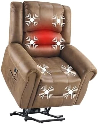 Power Lift Recliner Chair with Massage & Heat — Massage Chairs, FLEXISPOT