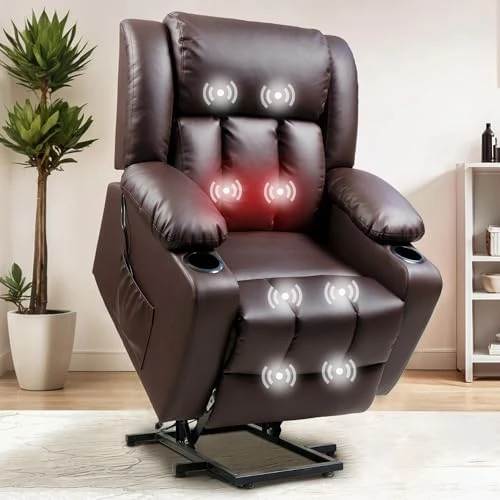 Power Lift Recliner Chair with Massage & Heat — Massage Chairs, FLEXISPOT