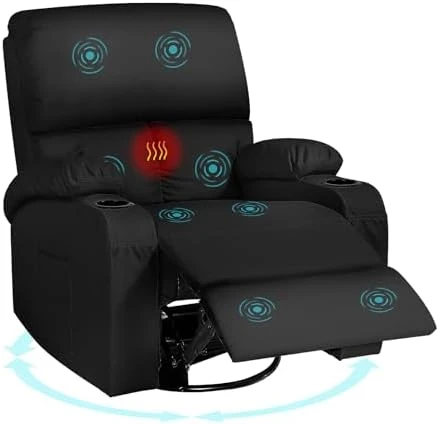 Rocking Recliner Chair with Massage and Heat — Massage Chairs, LAFWELL