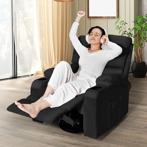 Rocking Recliner Chair with Massage and Heat — Massage Chairs, LAFWELL