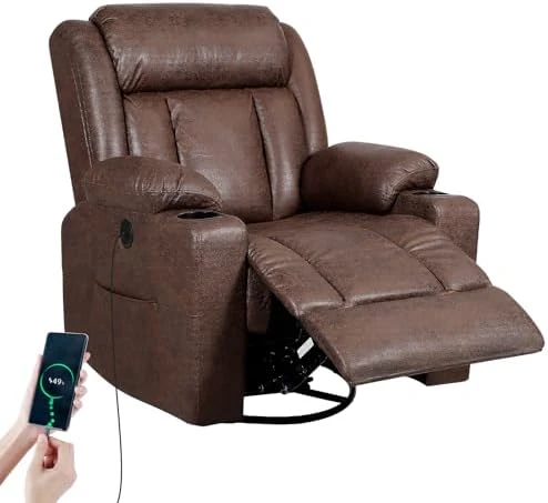 Rocking Recliner Chair with Massage and Heat — Massage Chairs, LAFWELL