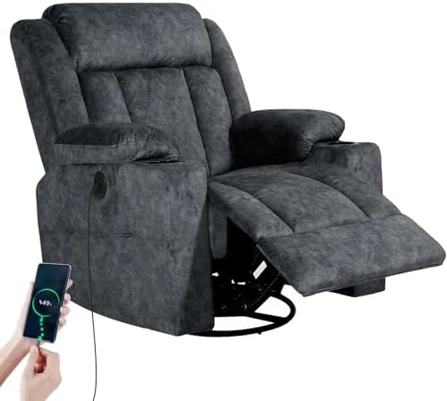 Rocking Recliner Chair with Massage and Heat — Massage Chairs, LAFWELL