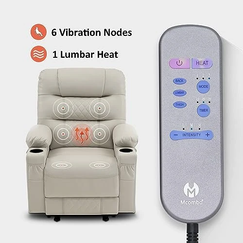 Zero Gravity Power Recliner with Heat and Massage — Massage Chairs, MCombo