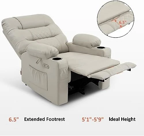 Zero Gravity Power Recliner with Heat and Massage — Massage Chairs, MCombo