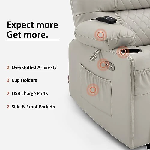 Zero Gravity Power Recliner with Heat and Massage — Massage Chairs, MCombo