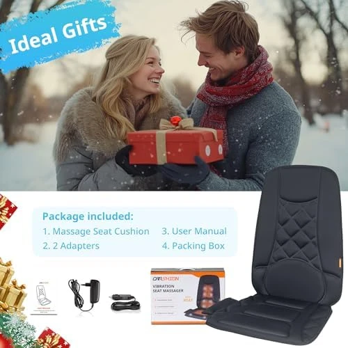 10 Vibration Motors Massage Seat Cushion with Heat — Massage Chairs, CARSHION