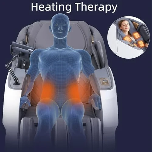 4D Massage Chair, Full Body Zero Gravity Recliner with SL-Track, Body Scan, Graphene Heating, Deep Yoga Stretch, Foot... — Massage Chairs, MassaMAX