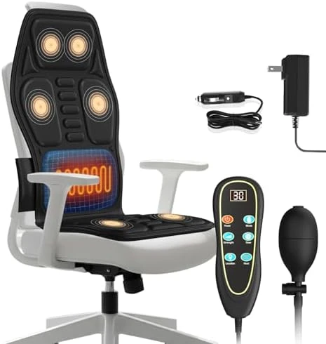 Back Massager for Chair with Heat — Massage Chairs, KNONNETD