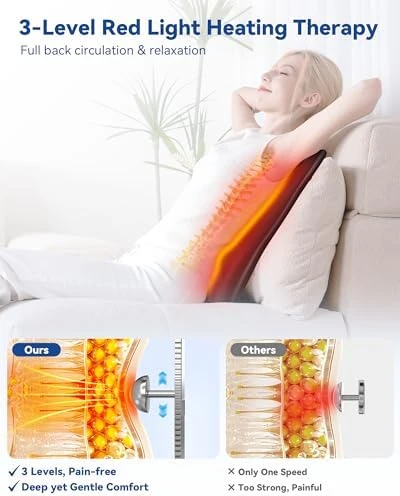 Back Massager for Pain Relief Deep Tissue — Massage Chairs, KingPavonini