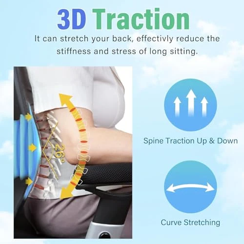 Back Massager with Heat & Traction & Vibration — Massage Chairs, Comrelax