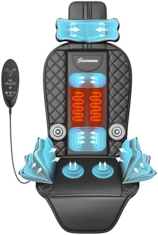 Back Massager with Heat & Traction & Vibration — Massage Chairs, Comrelax