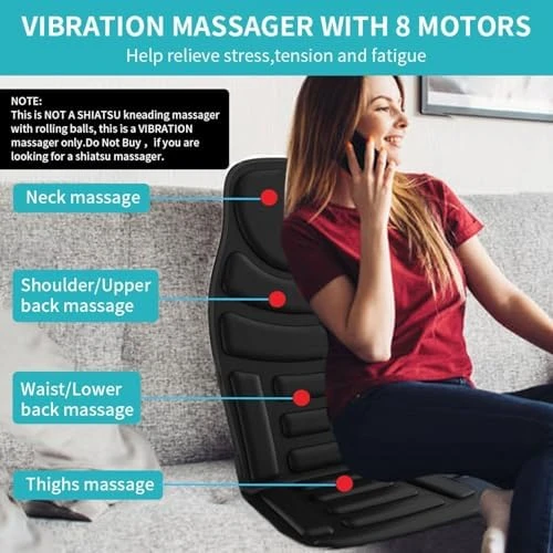 Back Massager with Heat — Massage Chairs, JOJOPEPE